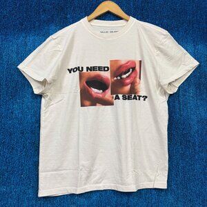 Billie Eilish You Need A Seat Beige T-Shirt Size Medium